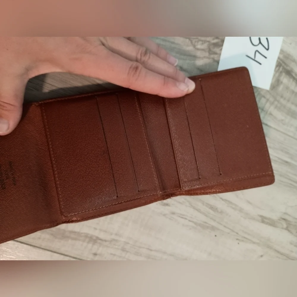 Authentic Louis Vuitton Monogram Portefeiulle Elise Trifold Wallet